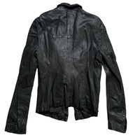 All Saints Black Womens Leather Jacket (UK 10)