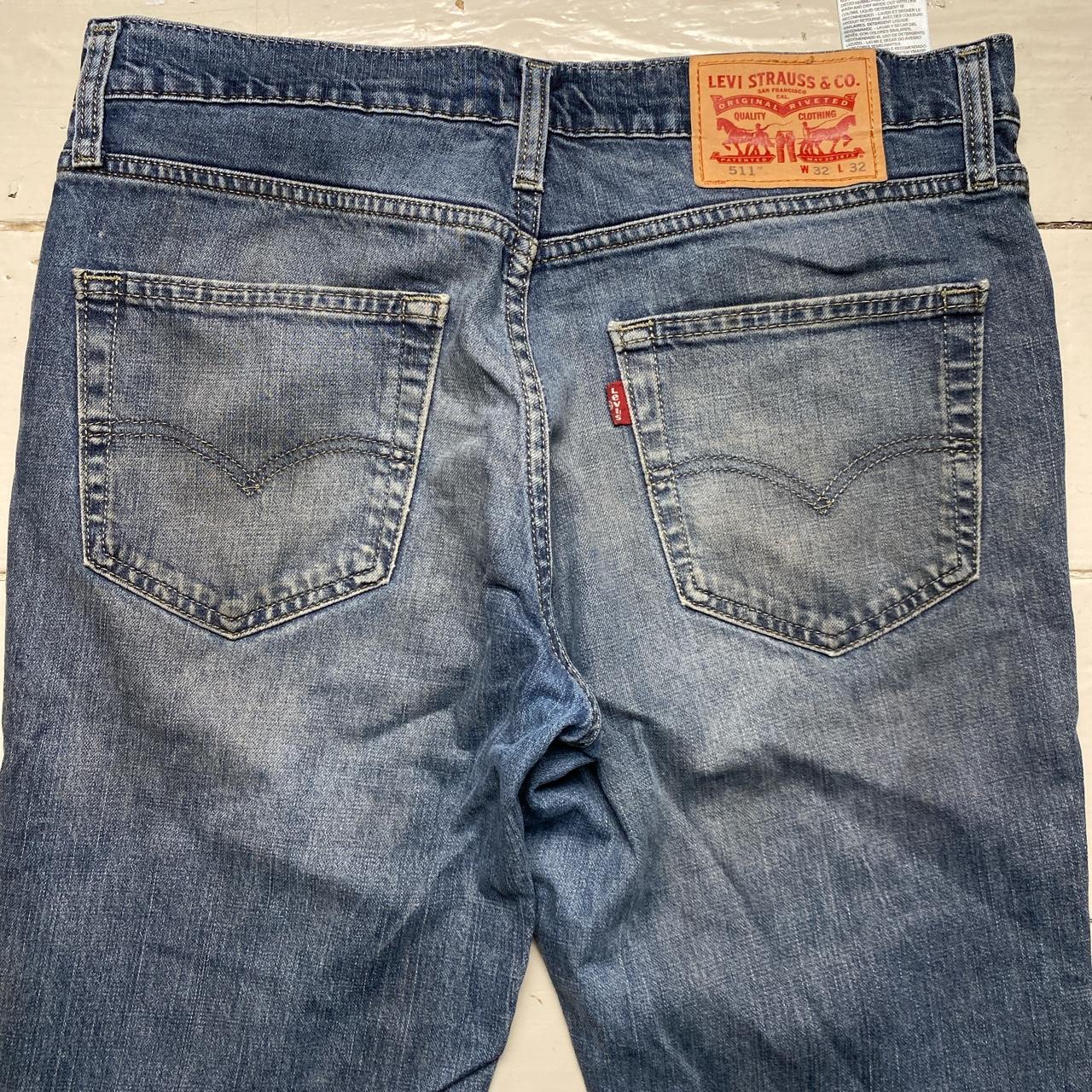 Levis 511 Blue Stonewashed Jeans