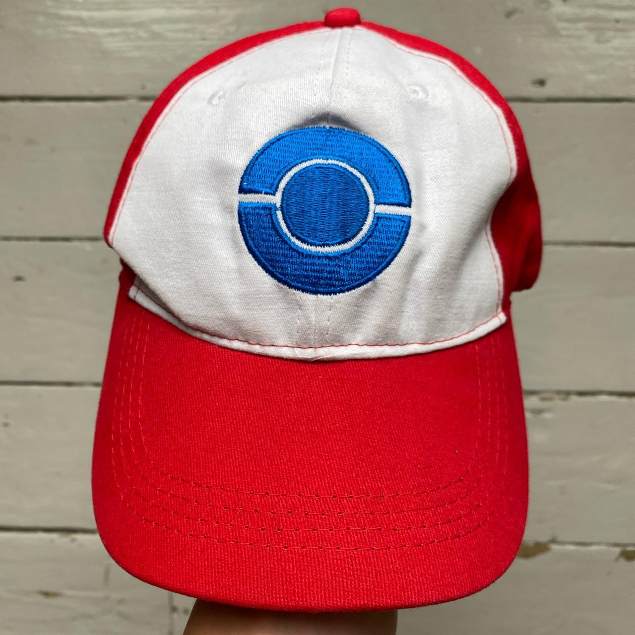 Pokemon Vintage Red and White Cap