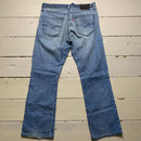 Levis 527 Distressed Light Blue Jeans