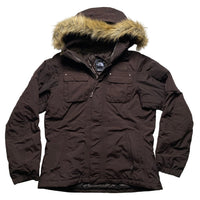 The North Face Brown Fur Hood Womens Parka Coat (L)
