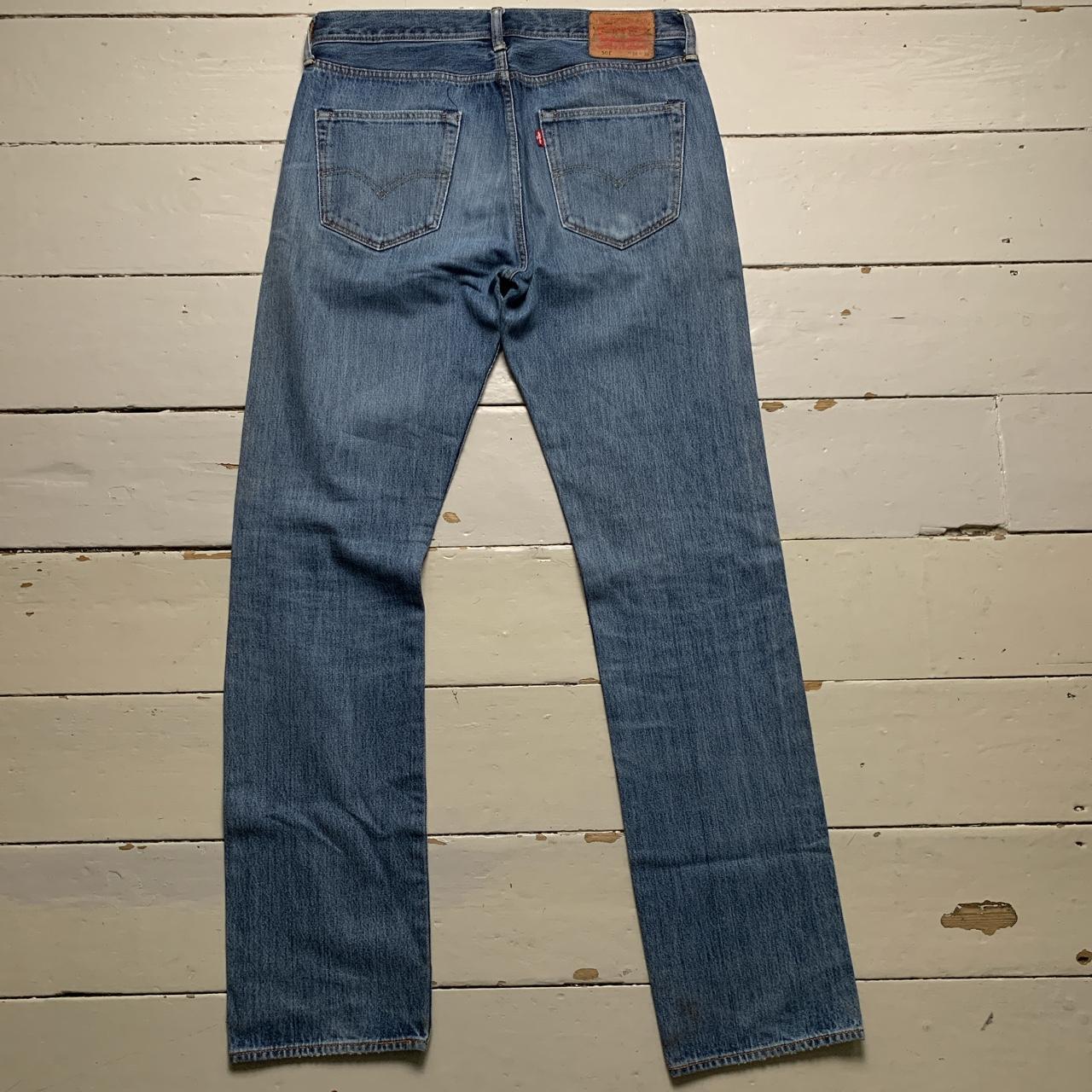 Levis 501 Baggy Light Blue Jeans