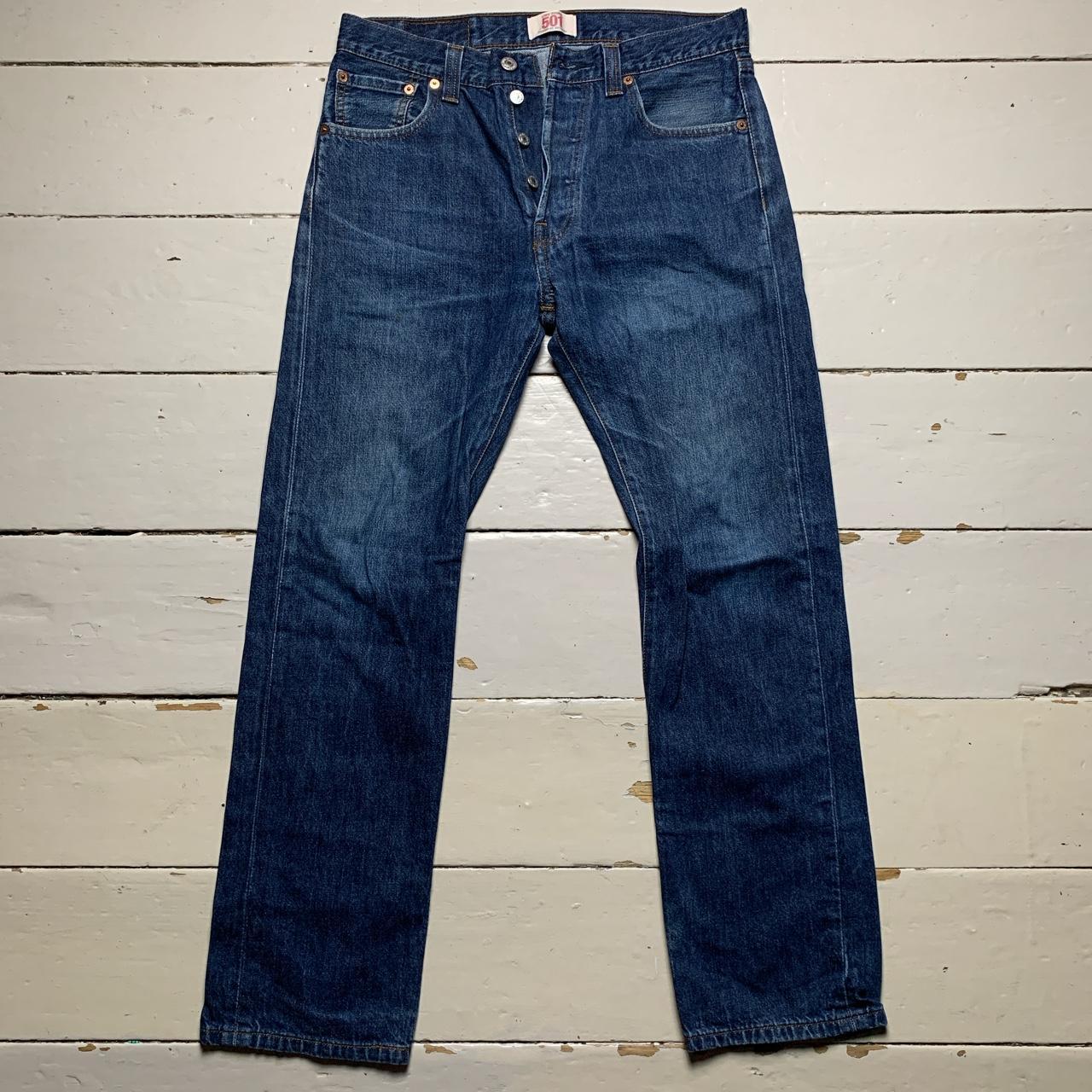 Levis 501 Vintage Navy Jeans