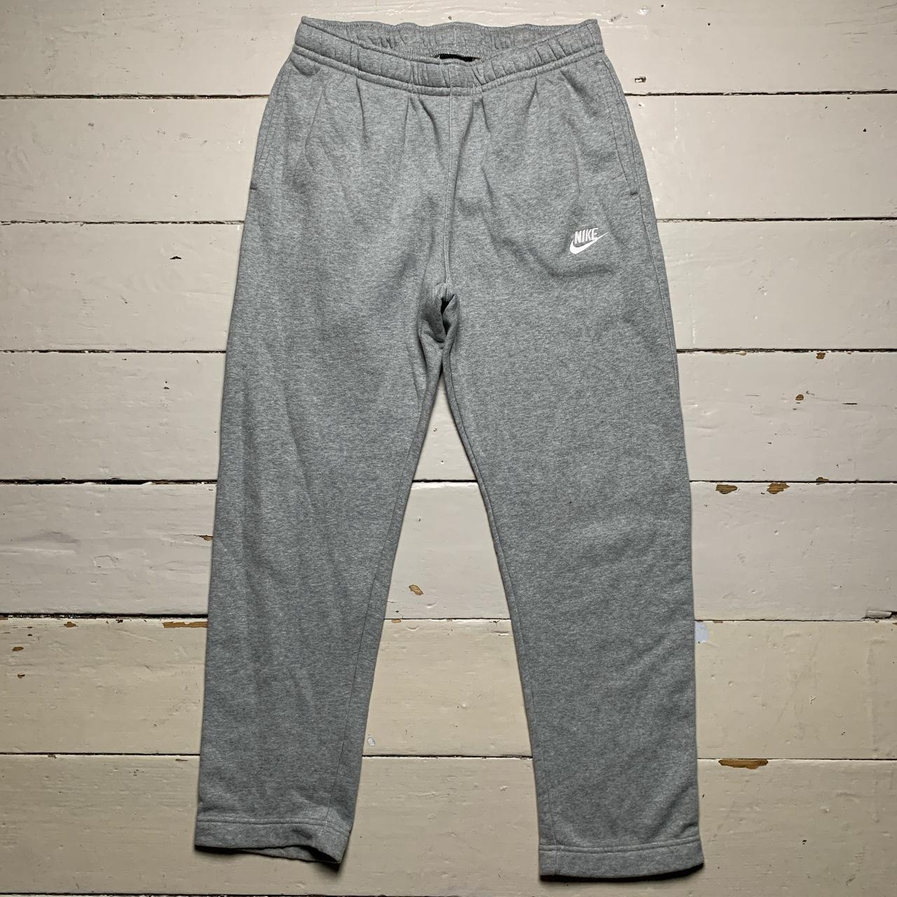 Nike Swoosh Grey and White Joggers