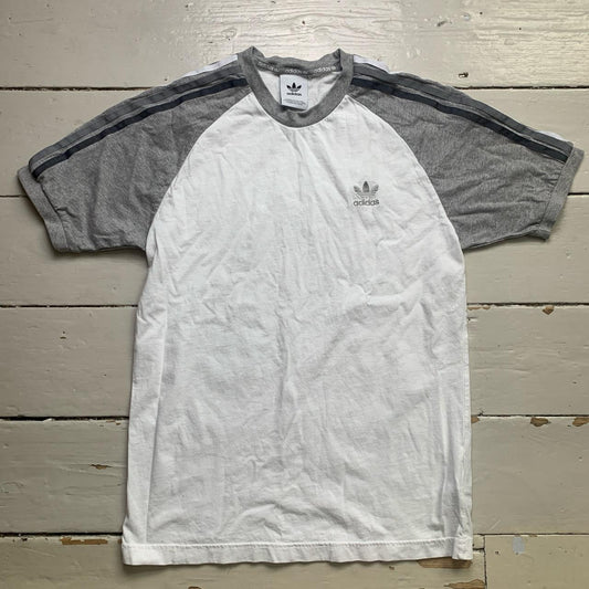 Adidas Originals White and Grey T Shirt