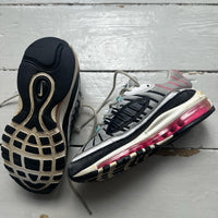Nike Air Max 98 White Blue and Pink