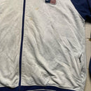 Nike USA Vintage Y2K Light Baby Blue and Navy Hoodie (XL)