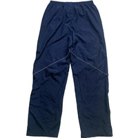 Nike Vintage Shell Track Pant Baggy Bottoms Navy and White Swoosh (XL)