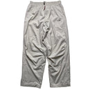 Nike Swoosh Vintage Baggy Track Pant Shell Bottoms Cream and Grey (XL)