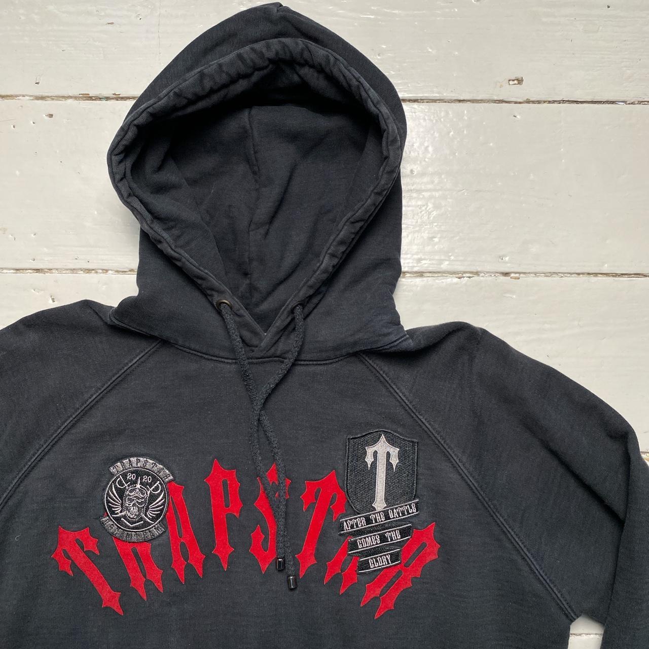 Trapstar Dream Tram Irongate Black and Red Hoodie