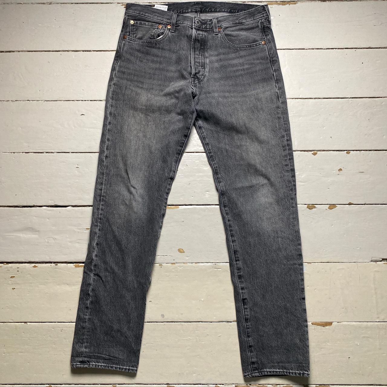Levis 501 ST Grey Stonewash Jeans