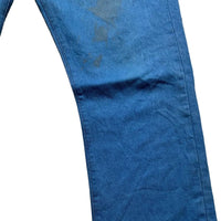 Levis Vintage Blue and Black Stitch 501 Jeans (32W)