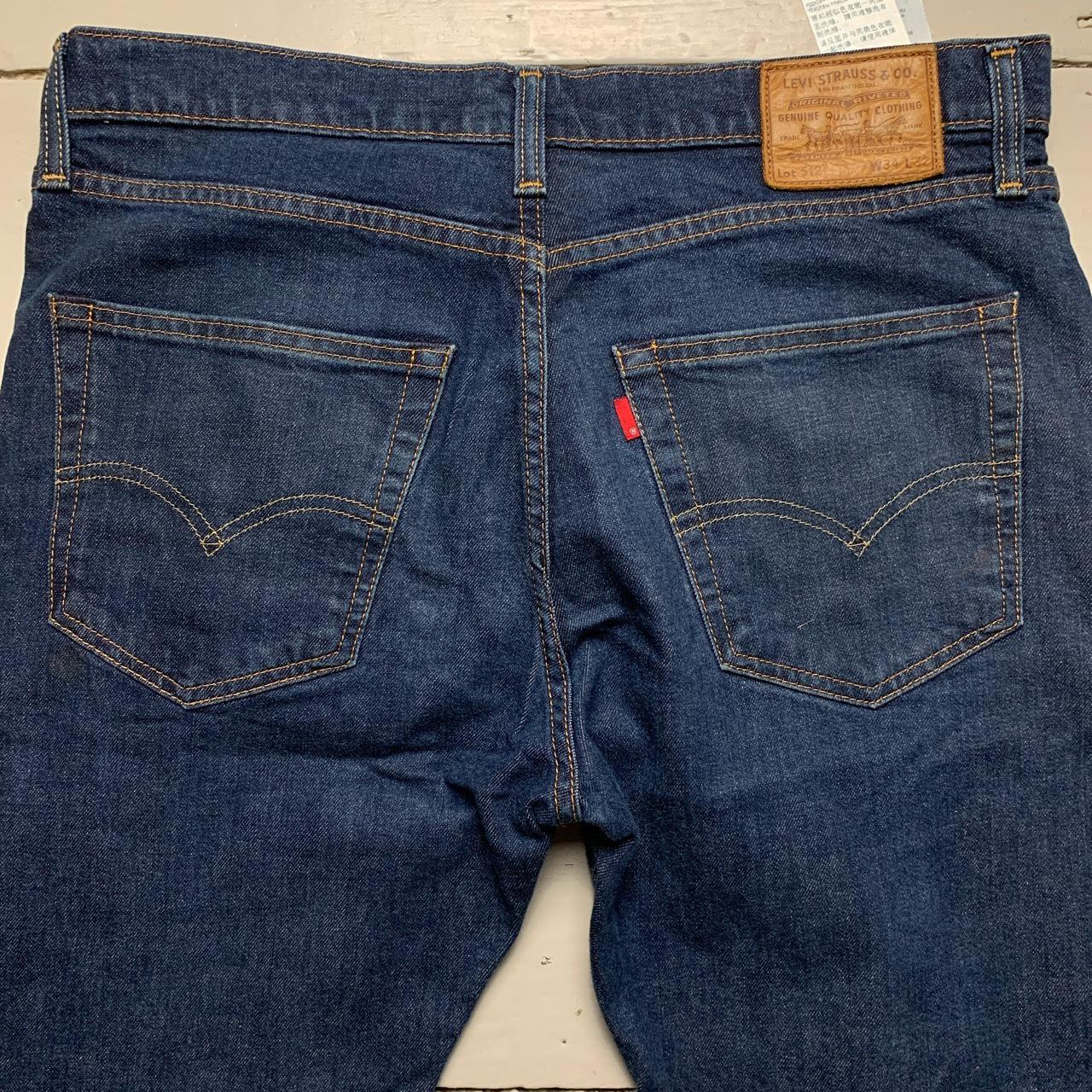 Levis 512 Navy Slim Jeans