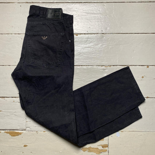 Armani Jeans Black Straight Fit
