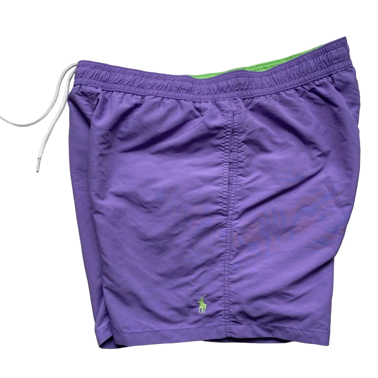 Polo Ralph Lauren Purple and Green Swim Shorts Trunks (XL)