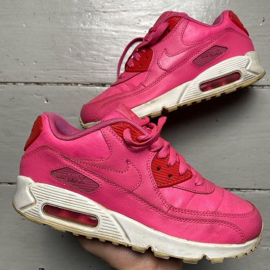 Nike Air Max 90 Pink and White