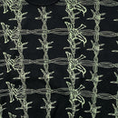Yardsale Barbed Wire Black and Green Knit Jumper (M)