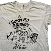 I Survived Gilbert Jamaica Vintage 90’s Hurricane T Shirt (S)