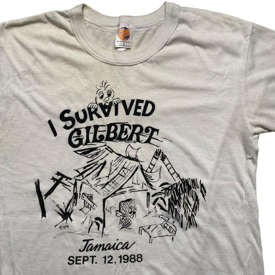 I Survived Gilbert Jamaica Vintage 90’s Hurricane T Shirt (S)