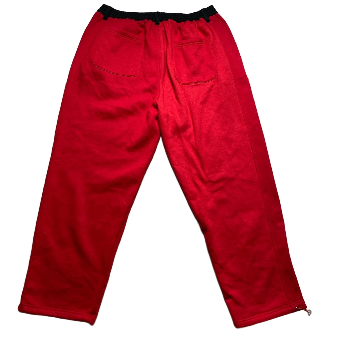 Cleanch Super Sports Vintage 90’s Baggy Red and Black Hip Hop Tracksuit (XL/2XL)