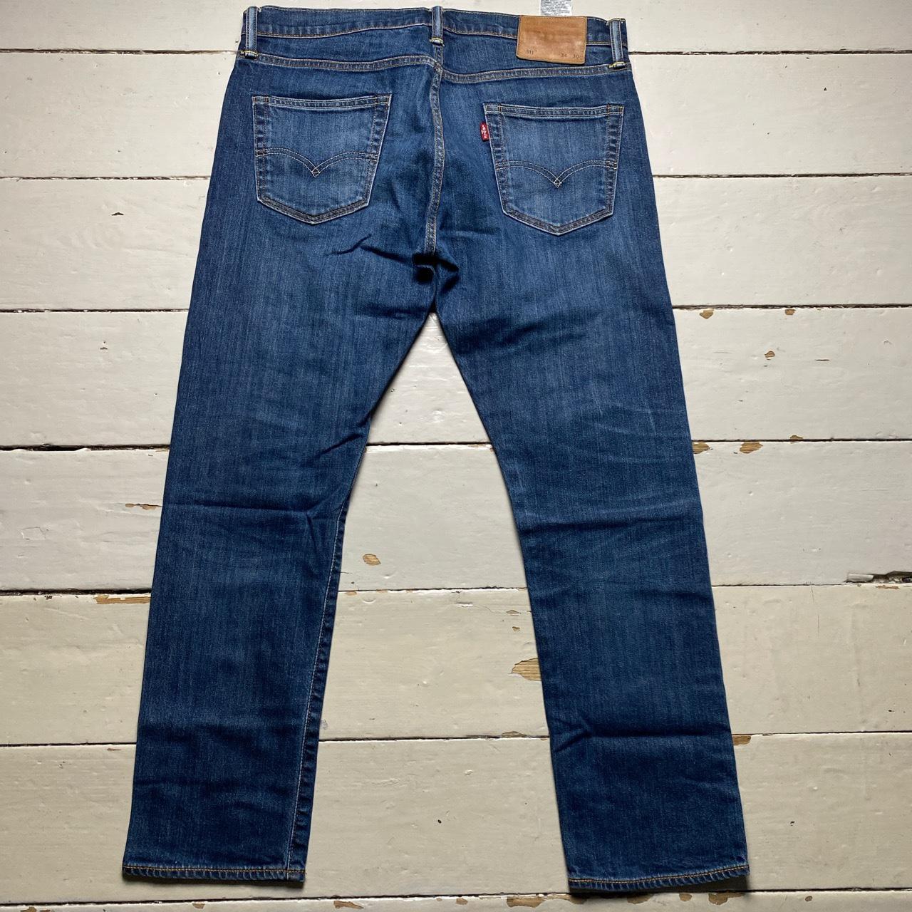 Levis 511 Slim Navy Jeans