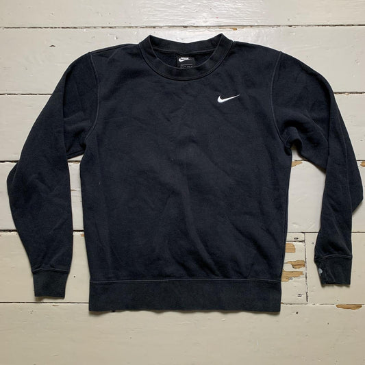 Nike Swoosh Black and White Jumper