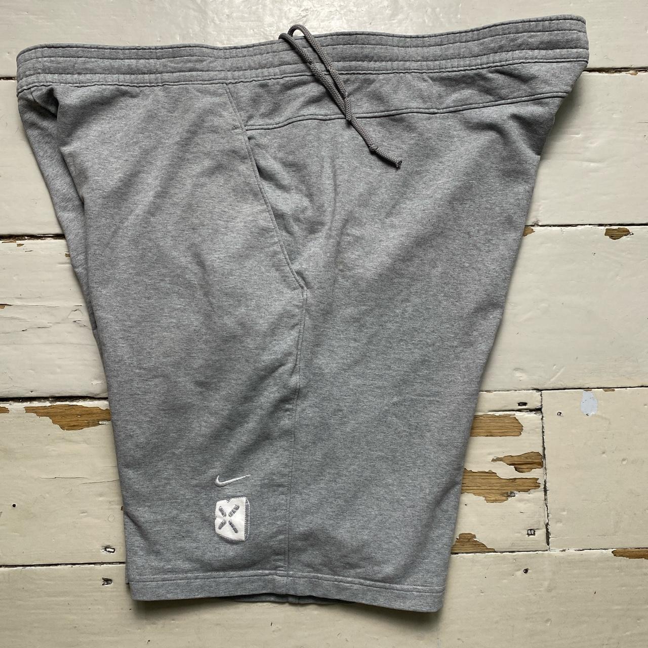 Nike Swoosh Grey and White Vintage Shorts