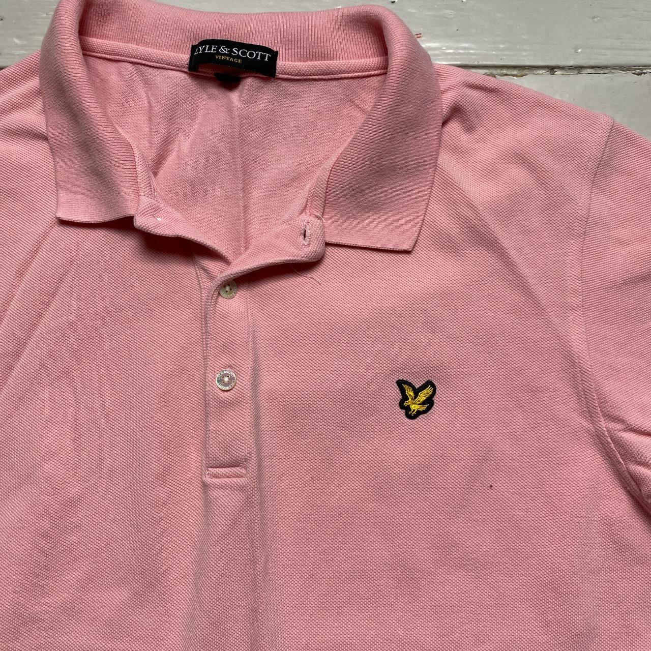Lyle and Scott Pink Polo Shirt