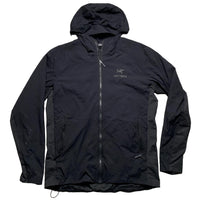 Arc’Teryx Black and Grey Atom SL Lightweight Hoodie Jacket (L)
