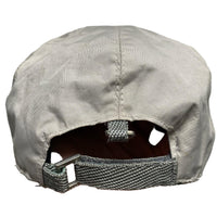Prada Nylon Silver Baseball Cap Red Strip