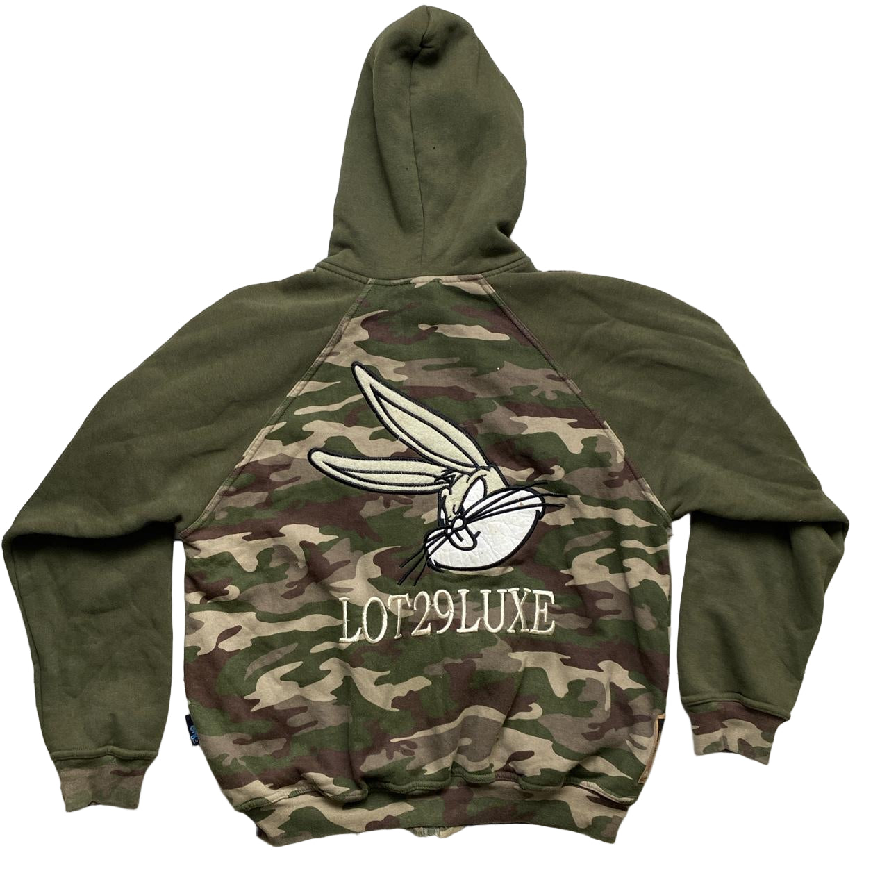 Lot 29 Vintage Bugs Bunny Looney Tunes Full Camouflage Tracksuit (S)