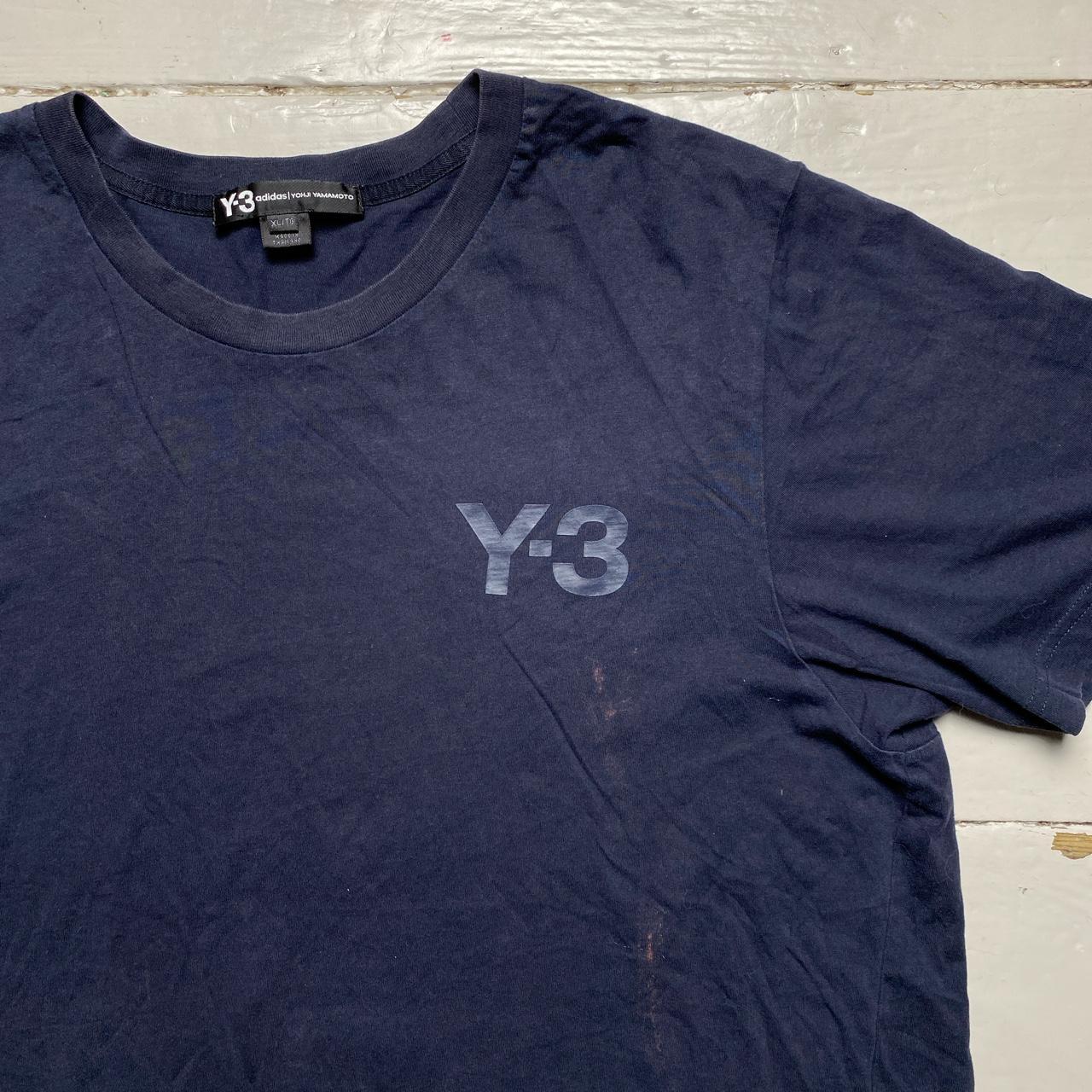 Y-3 Adidas T Shirt Navy