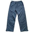 Nike Vintage Swoosh Blue and Grey Baggy Shell Track Pant Ski Trousers (XL)