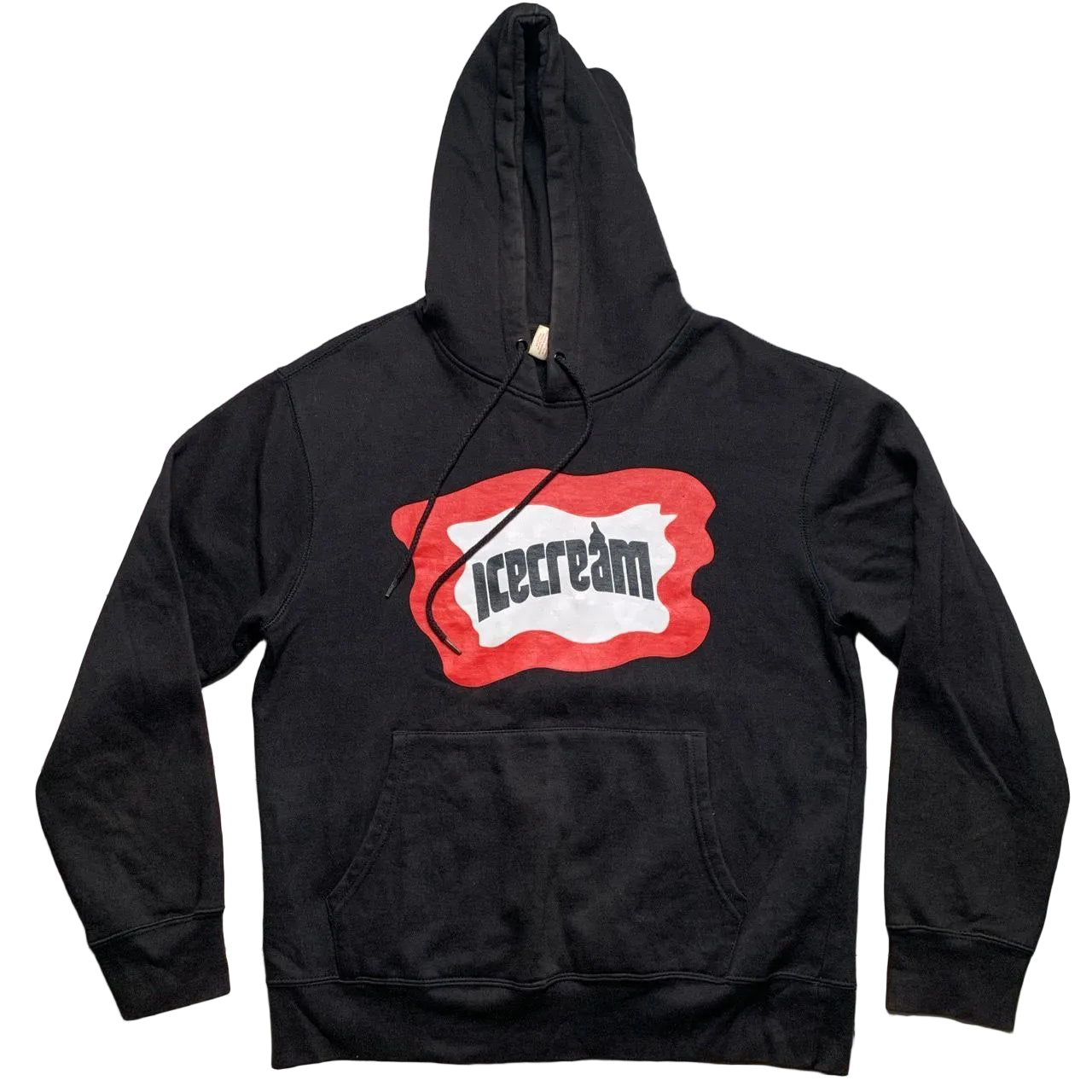 Ice Cream Billionaire Boys Club Black Red and White Hoodie (M)