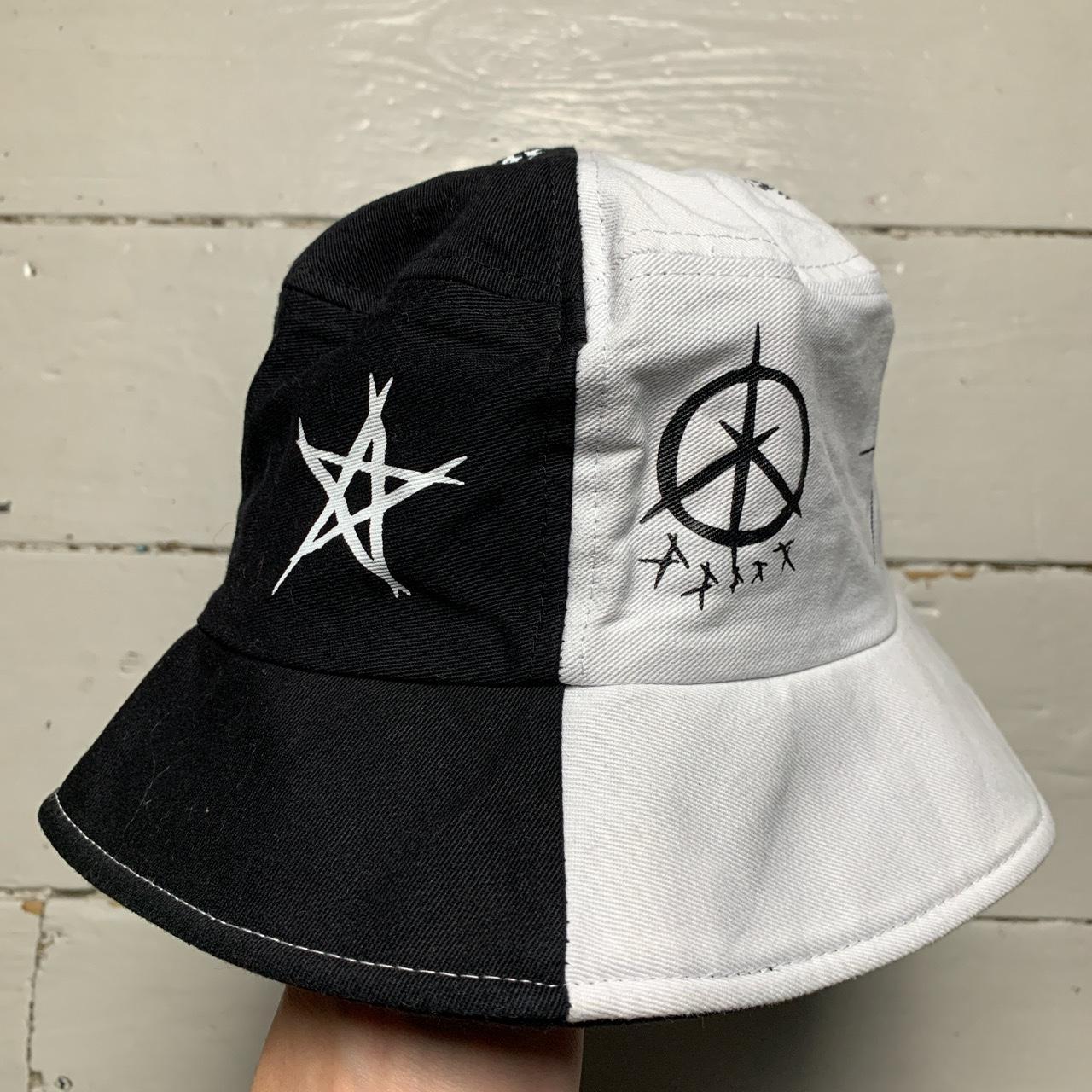 Ying and Yang Black and White Bucket Hat