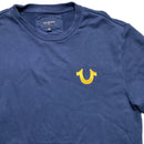 True Religion Navy and Gold Jumper (M)