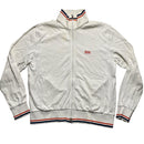 Hugo Boss White Orange and Navy Tracksuit Jacket (M)