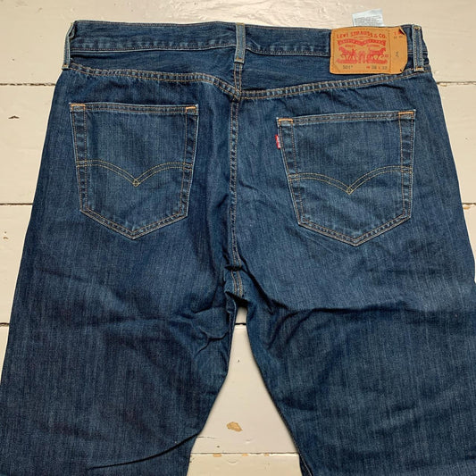 Levis 501 Navy Baggy Jeans