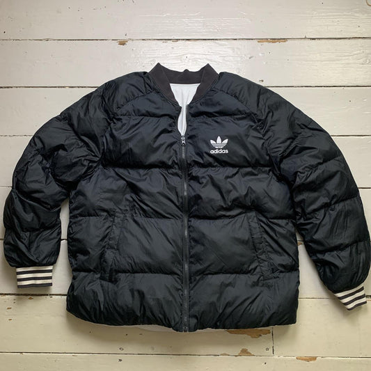 Adidas Bomber Puffer Bubble Reversible Coat