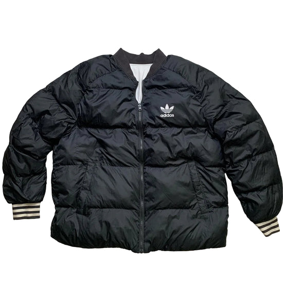 Adidas Bomber Puffer Bubble Reversible Coat (XL)