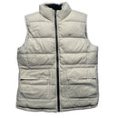 Nike Vintage y2k Womens Reversible Gilet Cream and Black (M)