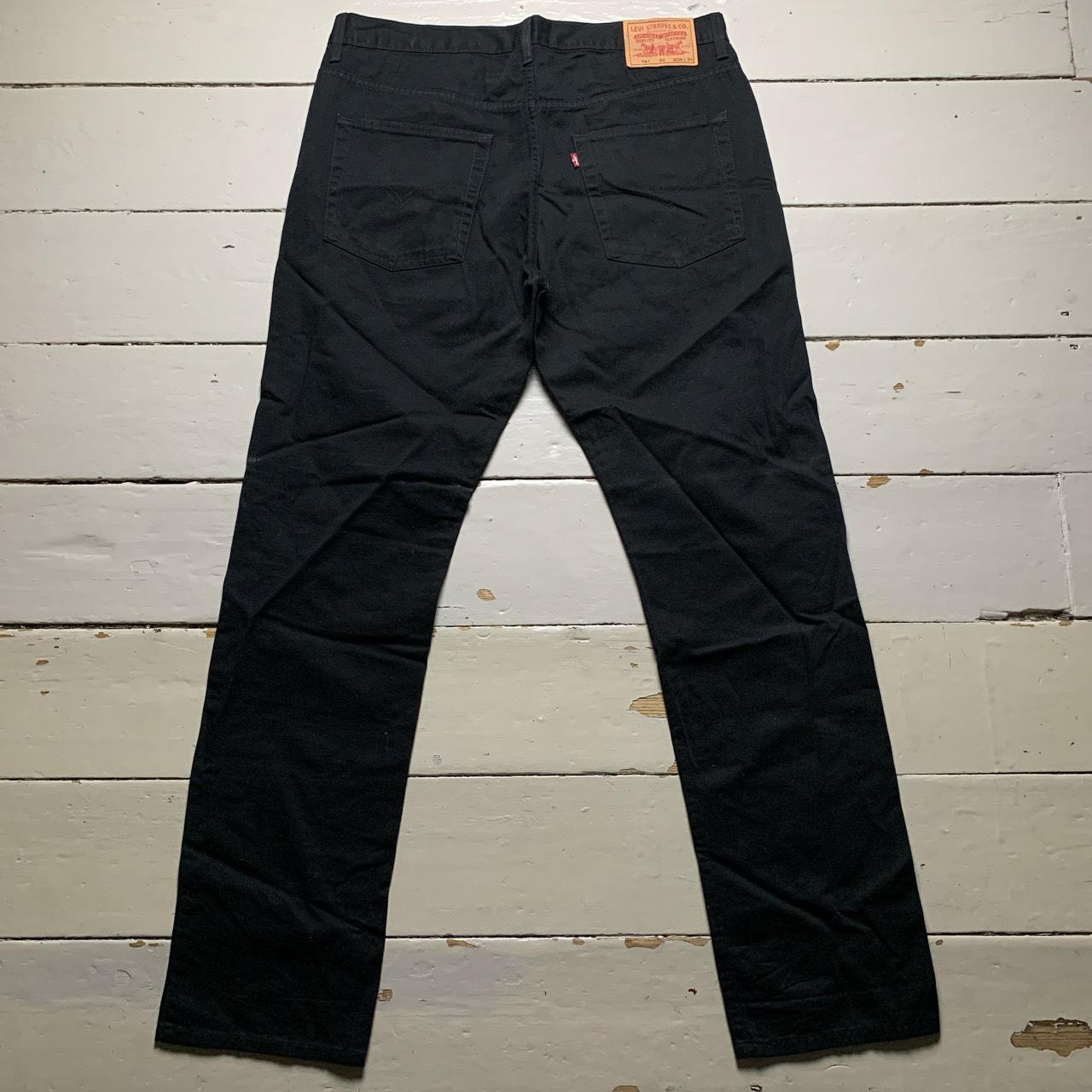 Levis 581 66 Black Baggy Trouser Jeans