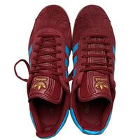 Adidas Gazelle Burgundy Claret and Blue West Ham Trainers (UK 9)