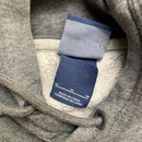 Nike Club Spellout Grey and White Hoodie (M)
