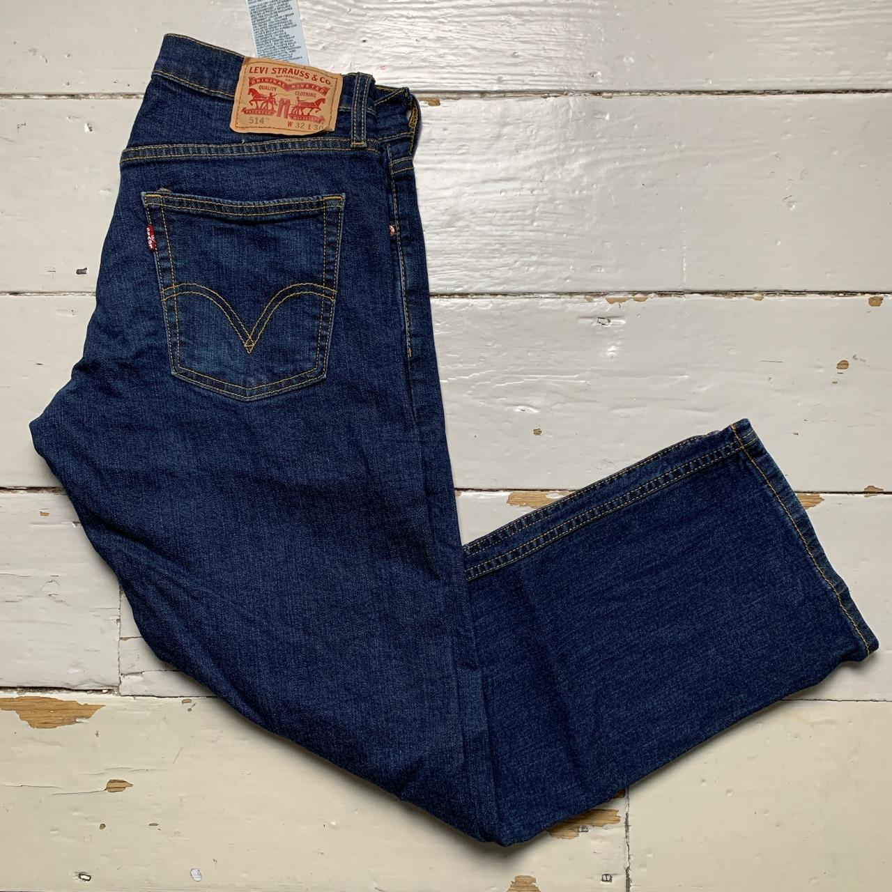 Levis 514 Navy Jeans