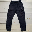 Nike Swoosh Cargo Joggers Black and White