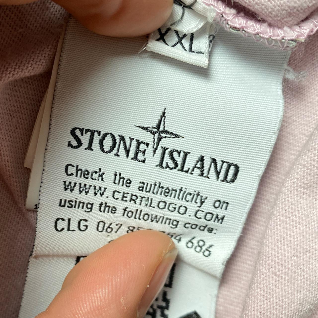 Stone Island Pink Long Sleeve T Shirt