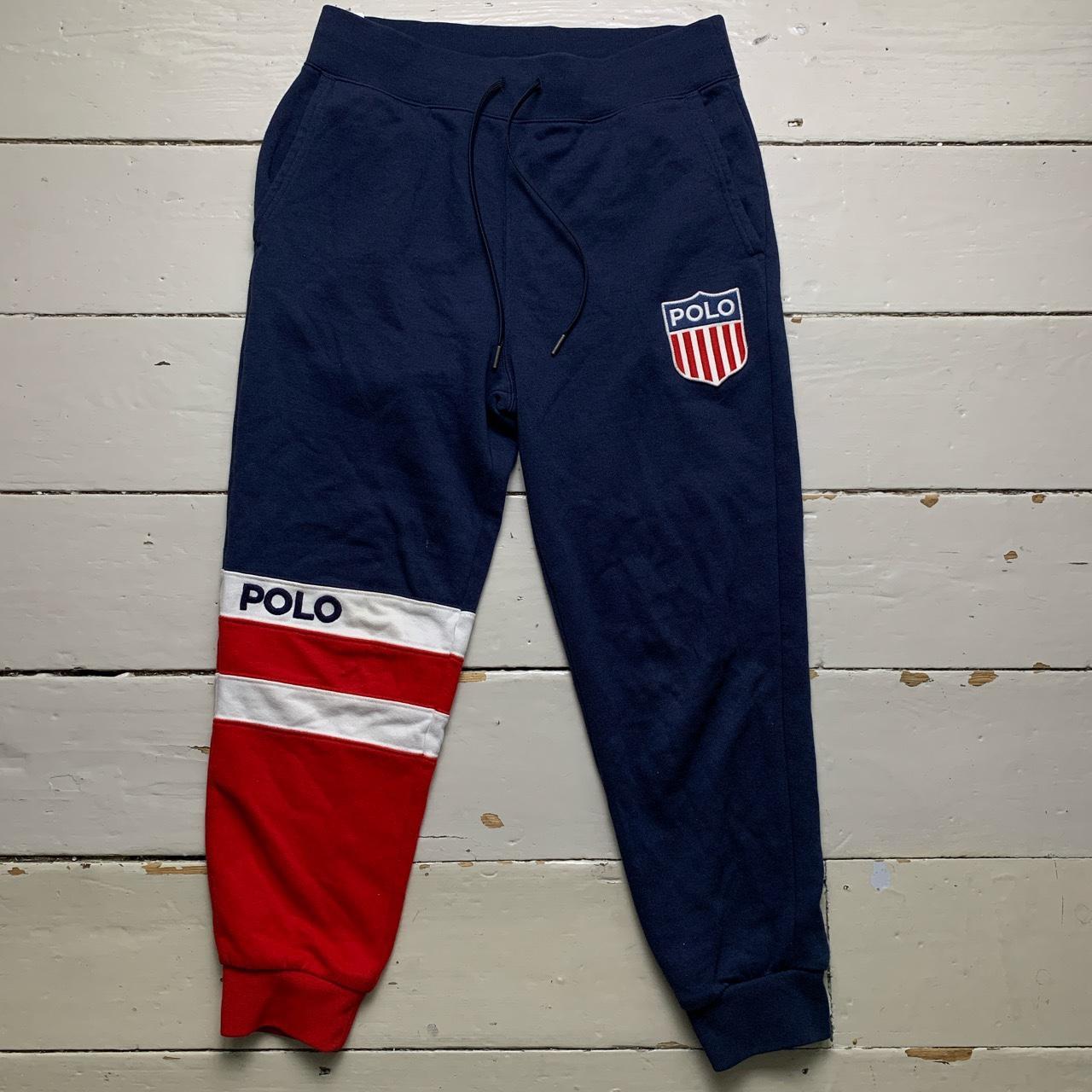 Polo Ralph Lauren Navy and Red Joggers