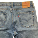 Levis 511 Light Blue Distressed Jean Short Jorts (32W)