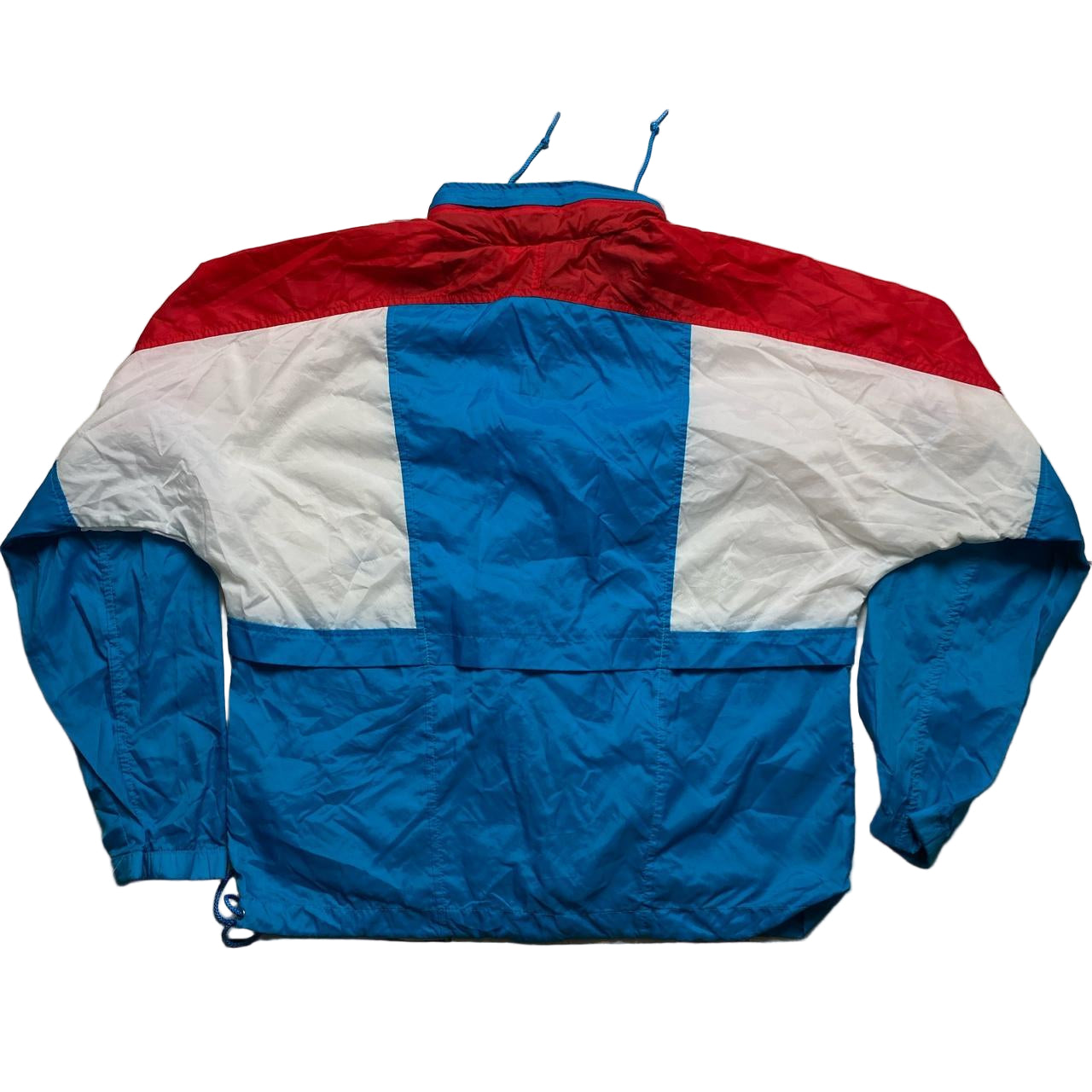 red white and blue nike track jacket